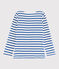 T-shirt marini&egrave;re fille et gar&ccedil;on blanc/bleu