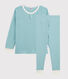 Pyjama rayé petit garçon en coton et Lyocell
