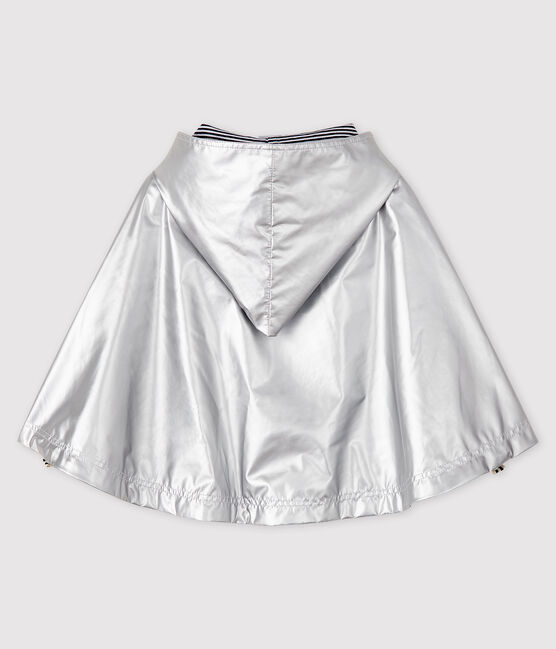 Cape bébé fille/garçon déperlante gris ARGENT