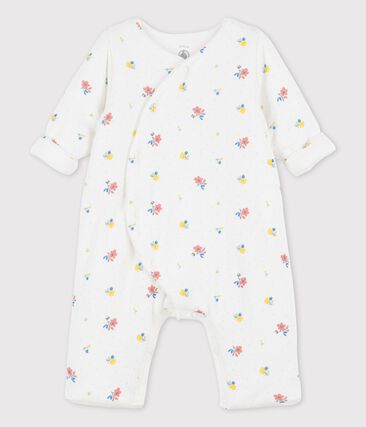 PETIT BATEAU - Combinaison longue imprimée en tubique bio bébé