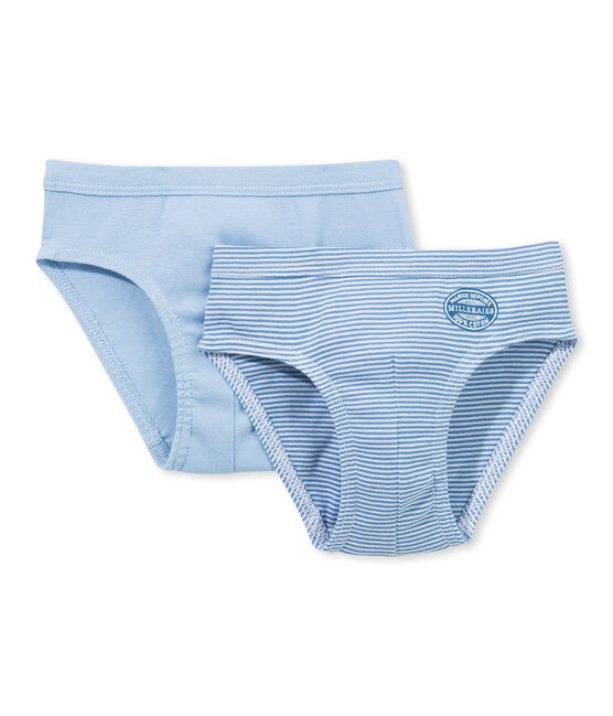 Lot de 2 slips garçon rayés milleraies lot .
