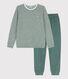Pyjama milleraies fille/garçon en coton
