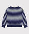 Sweatshirt en molleton enfant fille / garçon CHALOUPE/ MARSHMALLOW