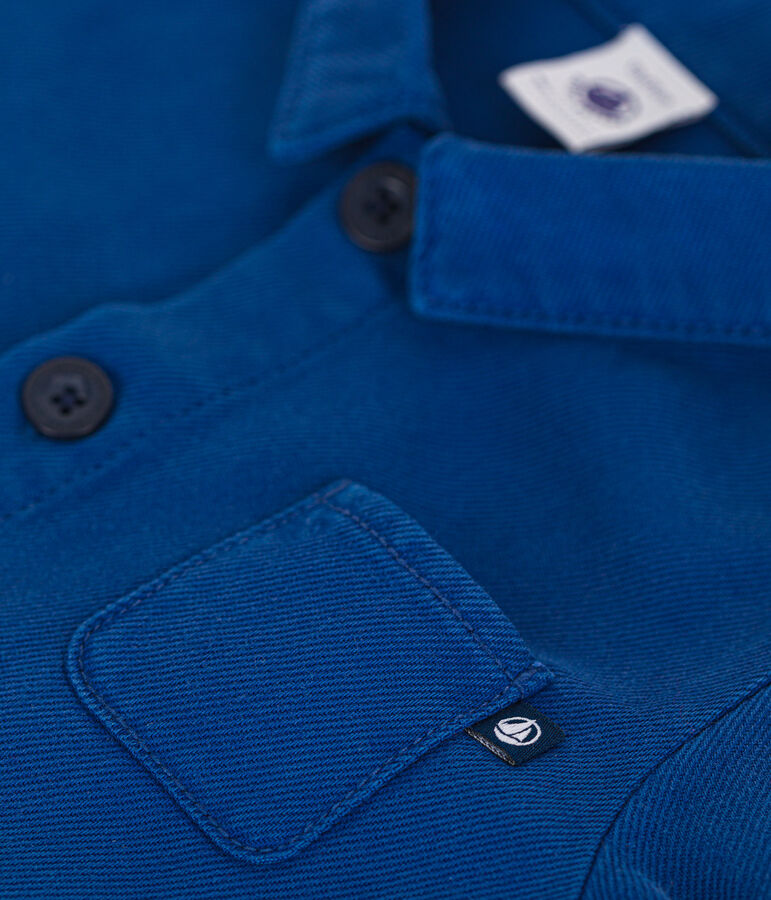 Combinaison longue en coton lyocell b&eacute;b&eacute; bleu INCOGNITO