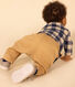 Pantalon en denim de couleur bébé