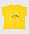 Tee-shirt manches courtes bébé garçon jaune JAUNE