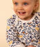 Pyjama bébé en bouclette éponge blanc MARSHMALLOW/blanc MULTICO