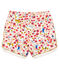 Short bébé fille imprimée blanc MARSHMALLOW/blanc MULTICO