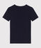 Tee-shirt Femme l'Iconique Cocotte en coton uni bleu SMOKING