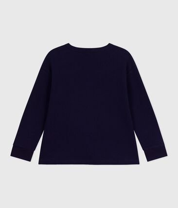 Pull Col V Noir Petit Bateau - Taille S (ou 18 Ans), En Mélange Coton/laine - Occasion Très Bon état