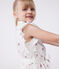 Robe enfant sans manches en coton cœurs blanc AVALANCHE/ MULTICO