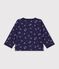 Cardigan b&eacute;b&eacute; en coton imprim&eacute; &agrave; fleurs bleu/multicouleur