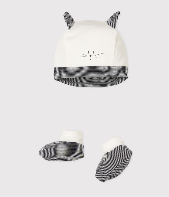 Lot Bonnet Naissance Et Chaussons Bebe En Cote Variante 1 Petit Bateau