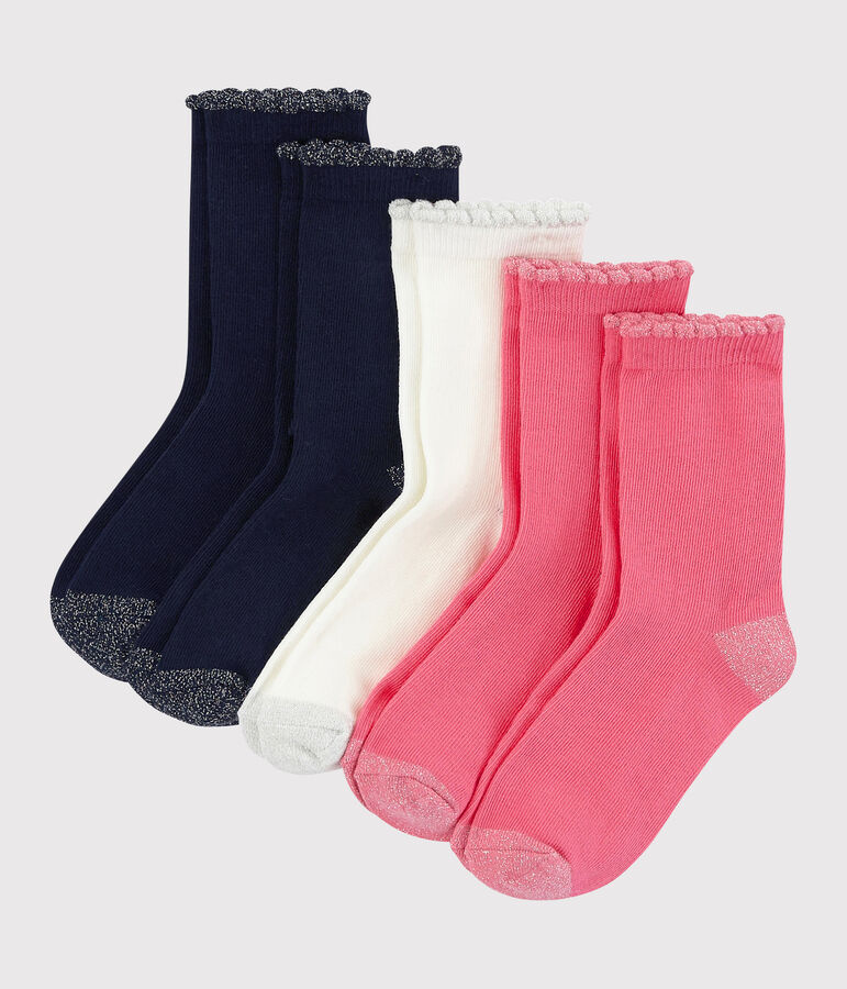 Lot de paires de chausettes fille multicouleur