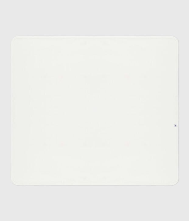 Lange en coton b&eacute;b&eacute; blanc