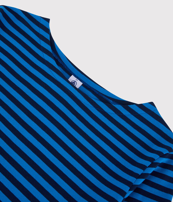 T-shirt marinière en coton Femme bleu SMOKING/ RUISSEAU