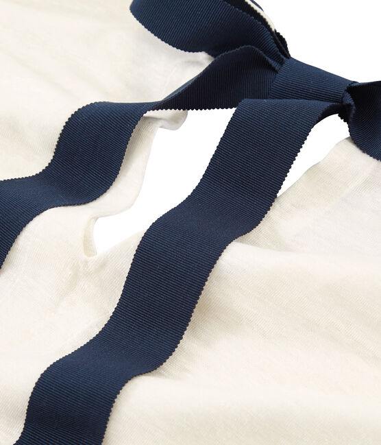 Tee shirt lin femme blanc MARSHMALLOW