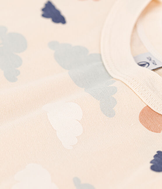 Tee-shirt manches courtes bébé en jersey imprimé blanc AVALANCHE/ MULTICO