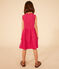 Robe sans manche en lin enfant fille rose DELHI