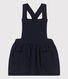 Robe sans manche bébé imprimée en tubique matelassé