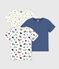 Lot de tee-shirts enfant en coton manches courtes imprimé variante 1