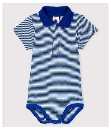 PETIT BATEAU - Body col polo en coton manches courtes bébé garçon