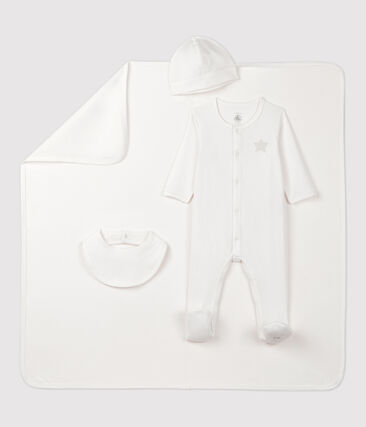 PETIT BATEAU - Lot 4 pièces bébé en coton biologique
