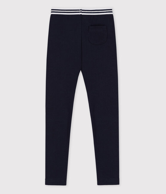 Jegging en coton élasthanne enfant fille bleu SMOKING