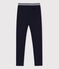 Jegging en coton élasthanne enfant fille bleu SMOKING