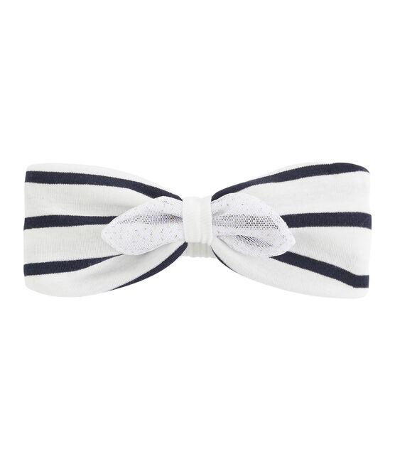 Bandeau bébé fille blanc MARSHMALLOW/blanc MULTICO
