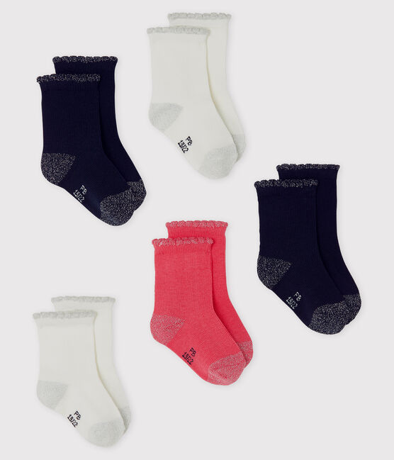 Lot de 5 paires de chaussettes bébé variante 1