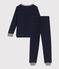 Pyjama en bouclette éponge enfant bleu SMOKING