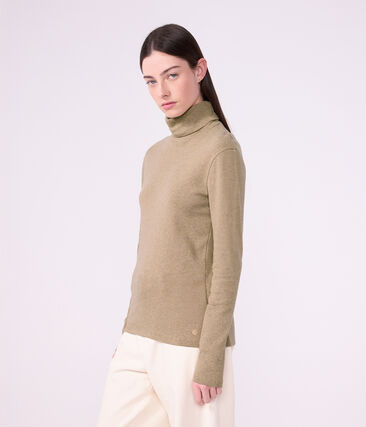 Sous-pull femme en coton uni
