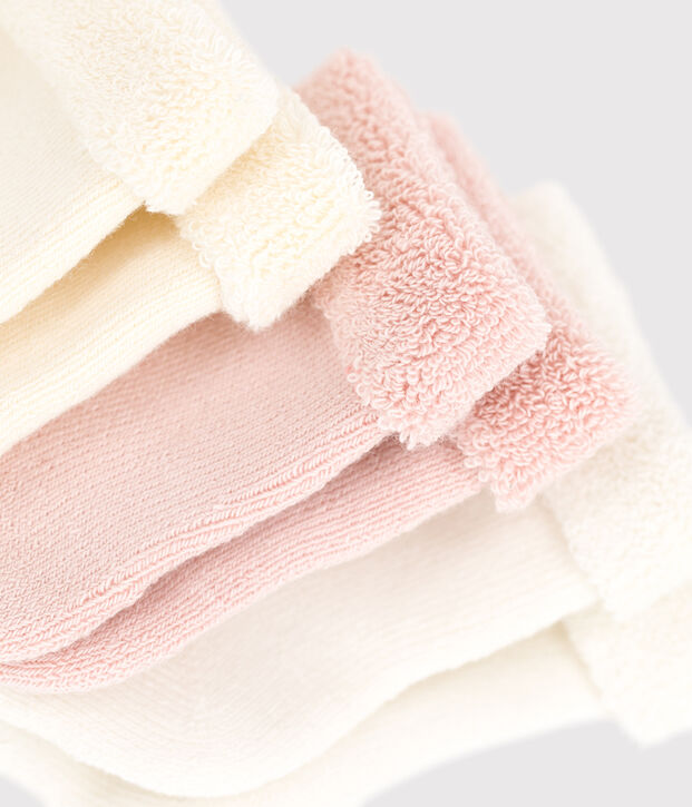 Lot de 3 paires de chaussettes b&eacute;b&eacute; multicouleur