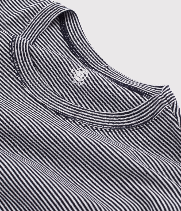 T-shirt manches courtes Homme bleu/blanc