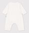 Bodyjama b&eacute;b&eacute; sans pieds en coton imprim&eacute; &agrave; fleurs blanc/multicouleur