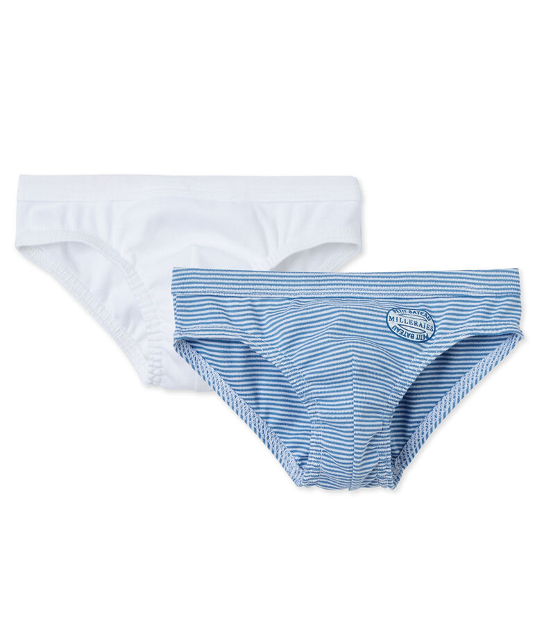 Lot de 2 slips gar&ccedil;on multicouleur