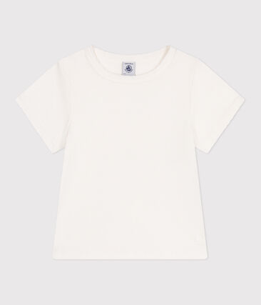 Teeshirt enfant en coton manches courtes uni