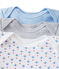 Lot de 3 bodies bébé garçon blanc .
