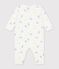 Pyjama b&eacute;b&eacute; en coton sans pieds imprim&eacute; dragons blanc/multicouleur