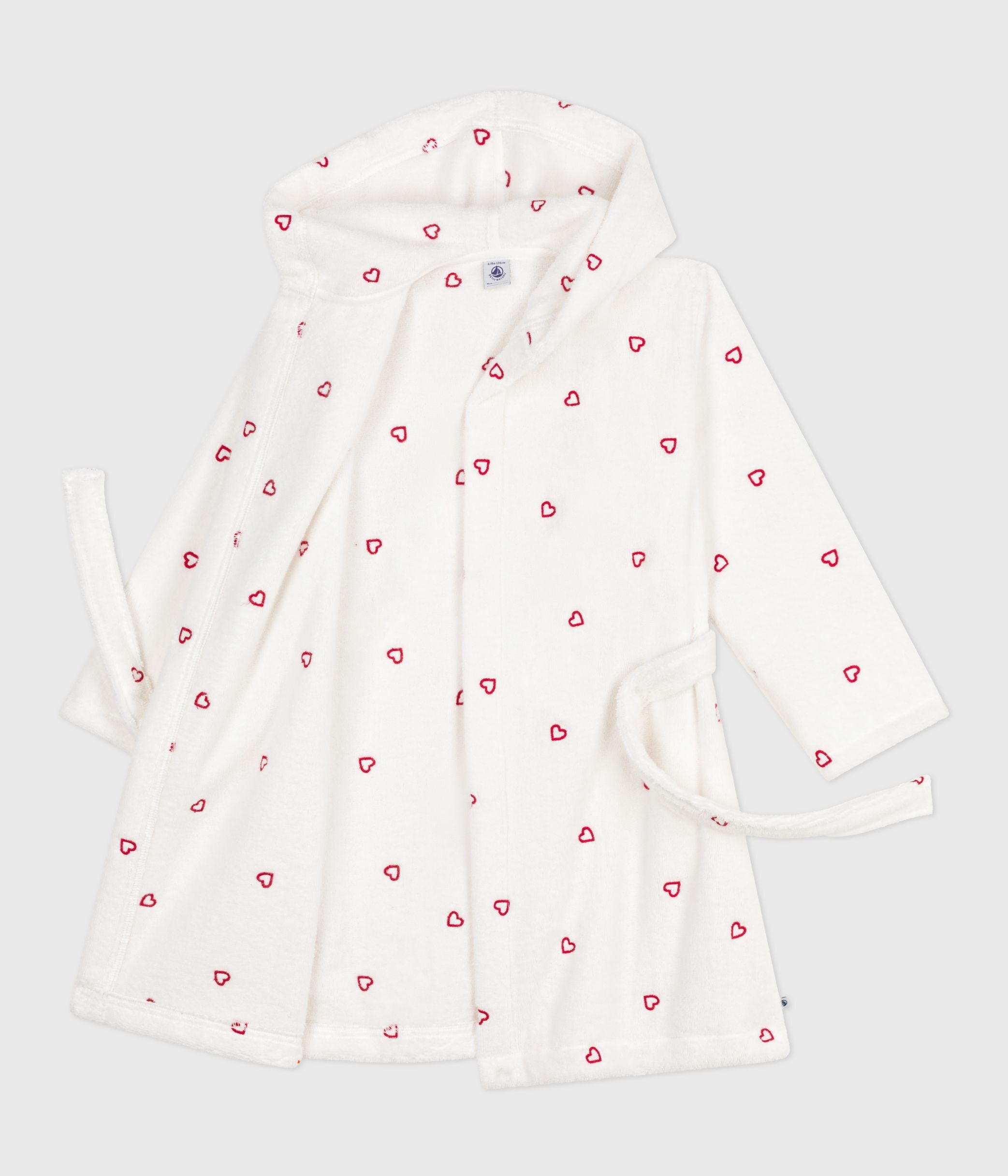 Peignoir De Bain Enfant Fille - Flanelle Corail - Sans Manches - 4-14 Ans - TiaoBug - Confortable Et Doux
