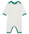 Dors bien bébé fille en côte blanc MARSHMALLOW/bleu MEDIEVAL