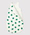 Gigoteuse bébé en coton blanc MARSHMALLOW/vert GAZON