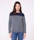 Marinière femme en coton manches longues