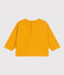 Tee-shirt manches longues en jersey bébé jaune BOUDOR