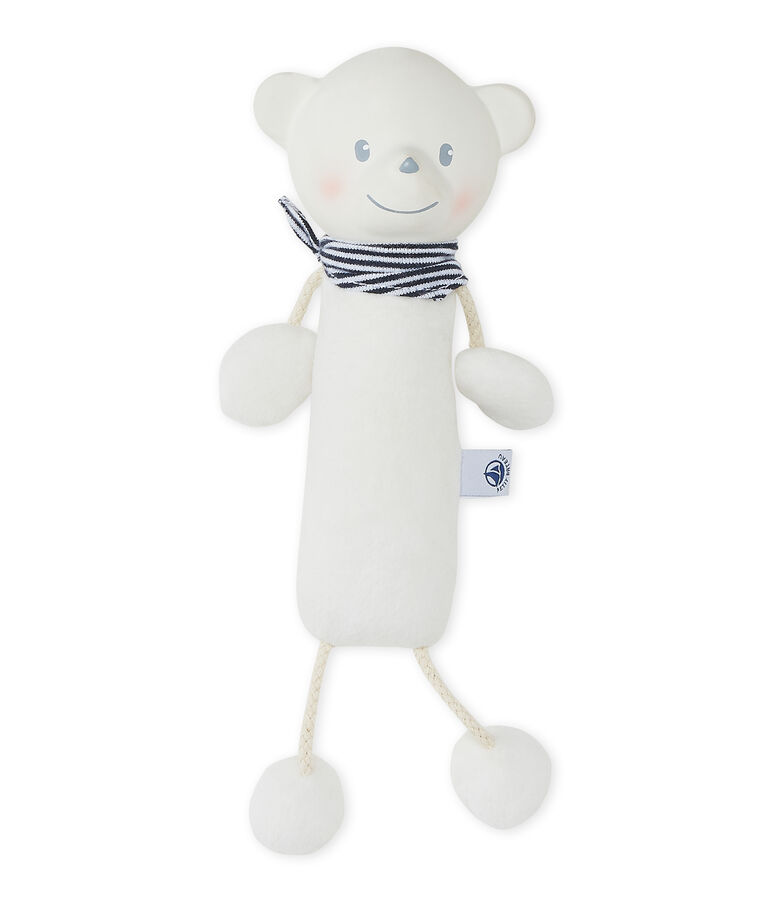 Doudou ours blanc