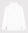 Tee-shirt l'Iconique Col roulé en coton femme blanc ECUME