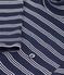 Sous-pull femme en coton &agrave; rayures bleu/blanc