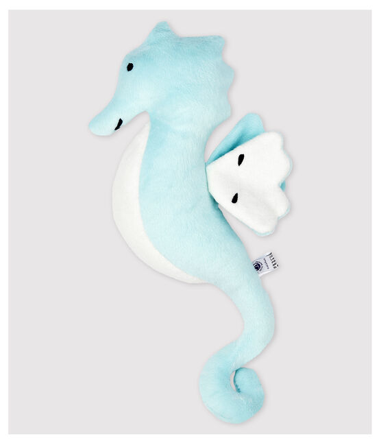 Doudou hippocampe bleu bébé bleu HAITI