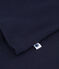 Pyjama uni en coton enfant bleu marine